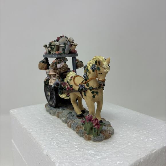 Ivy & Innocence - The Tinker's Wagon 05198 Original Box 1998 Vintage Horse Drawn - Picture 3 of 15